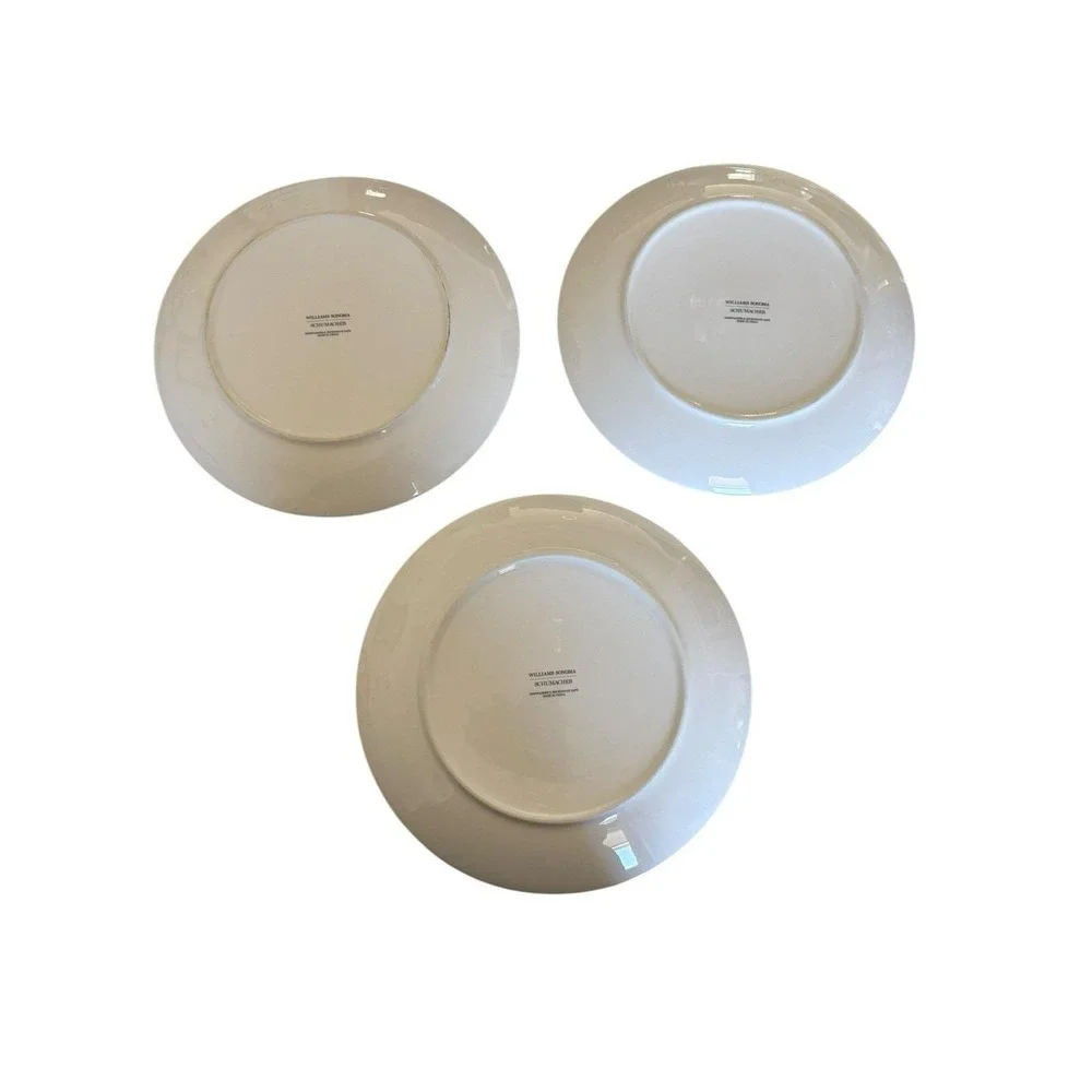 Williams Sonoma Schumacher Green Bohkara Ikat dinner‎ Plate- Single